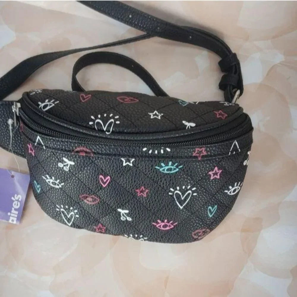 Claire’s Black Fanny‎ Pack Bag